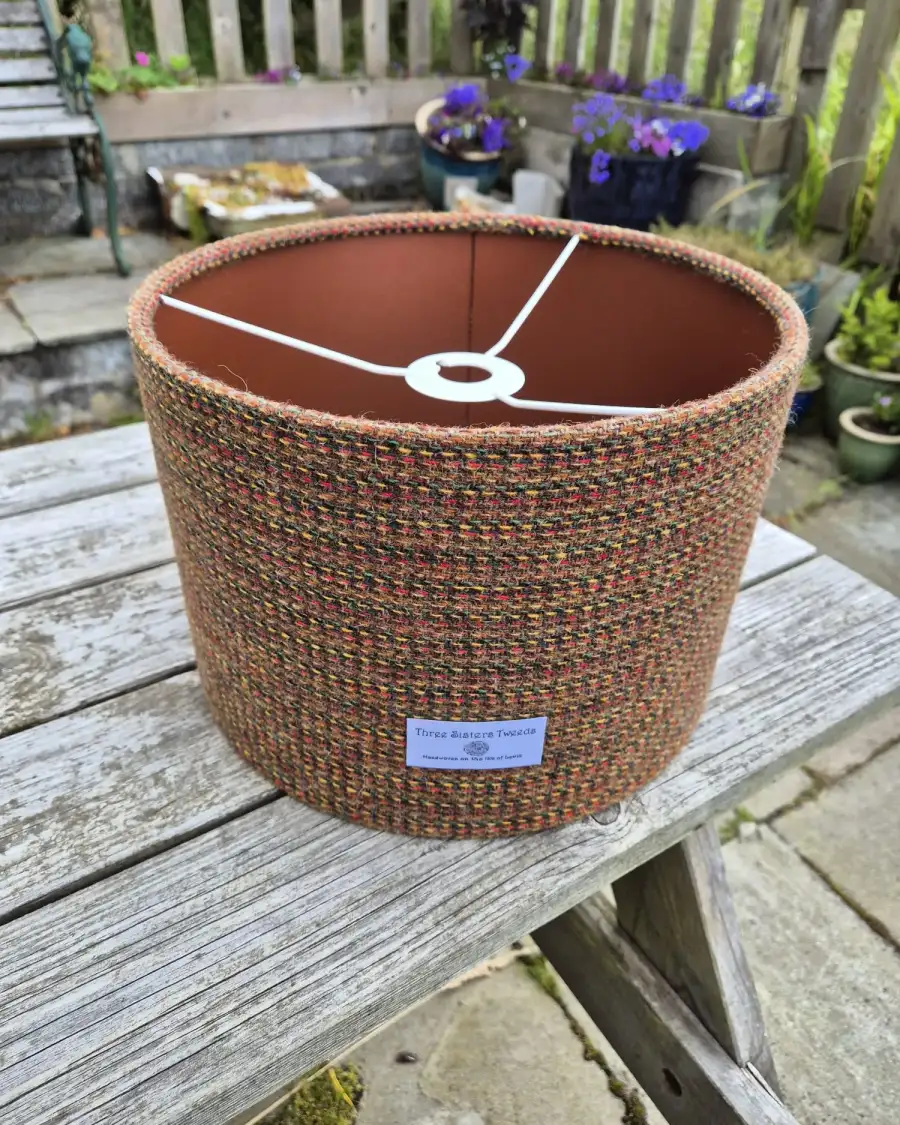 Three Sisters Tweed luxury lampshade 30cm ceiling