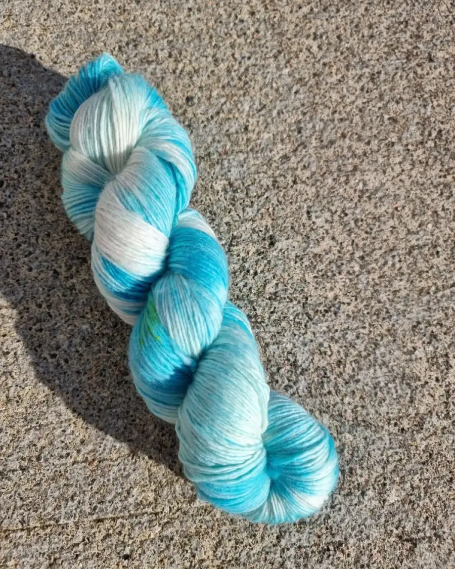 Hand-Dyed Yarn: Merino, fingering weight