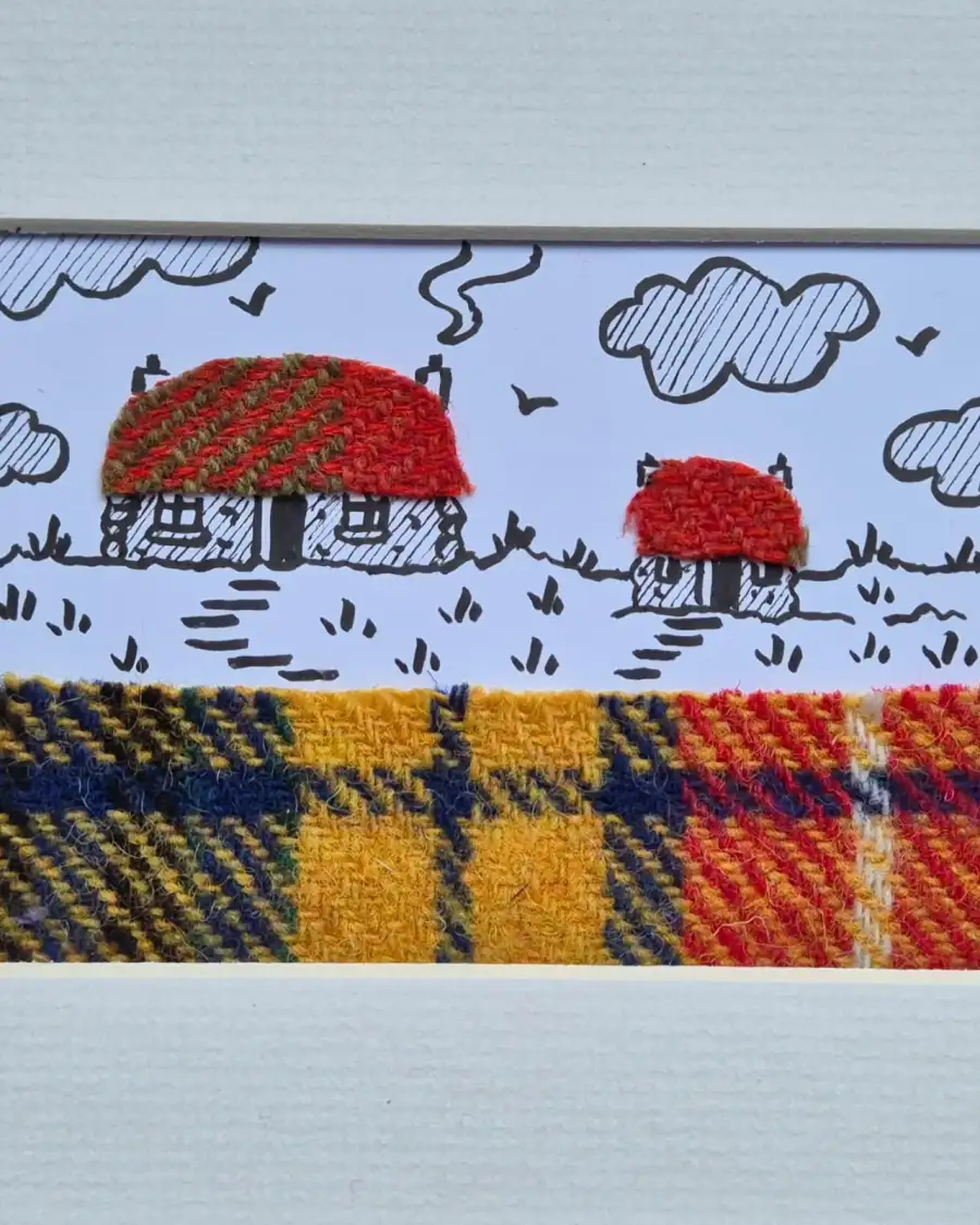 Tweed and pen original picture