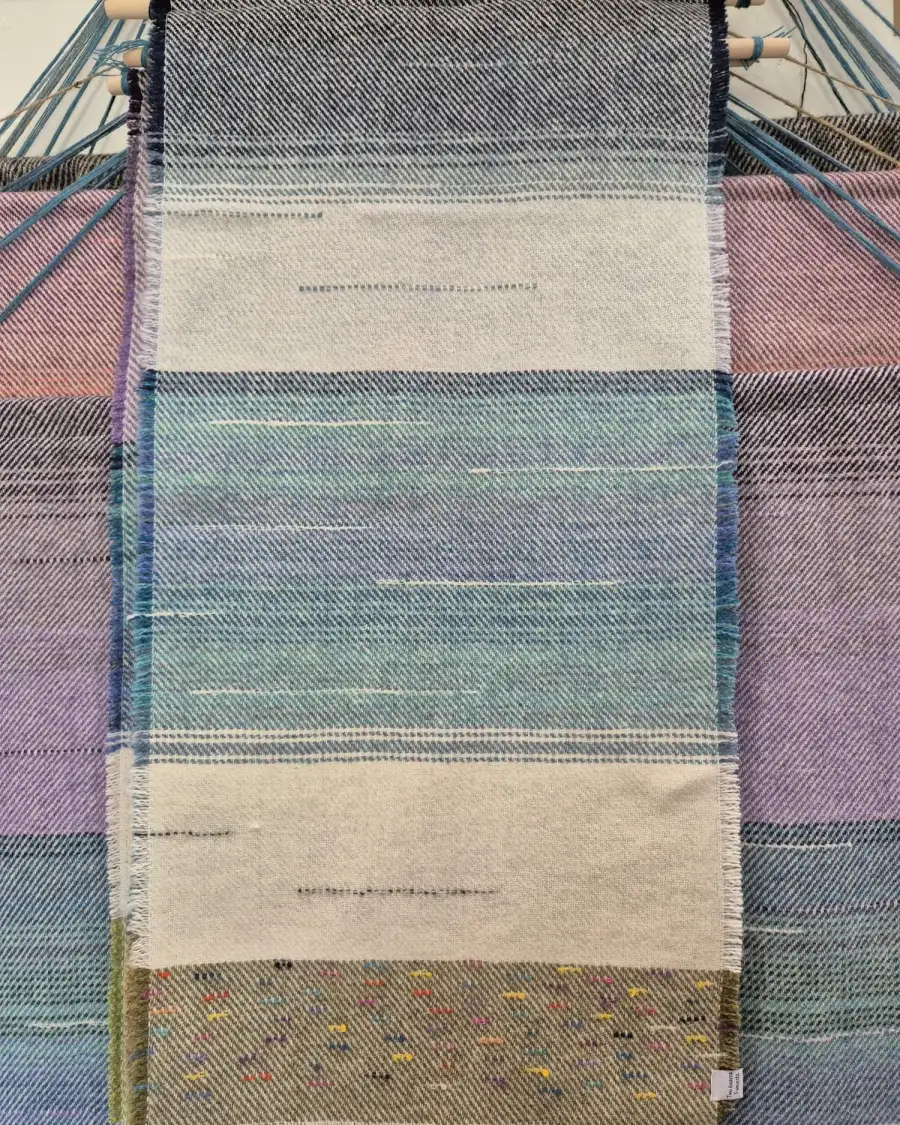 Three Sisters Tweeds landscape wall hanging - 6