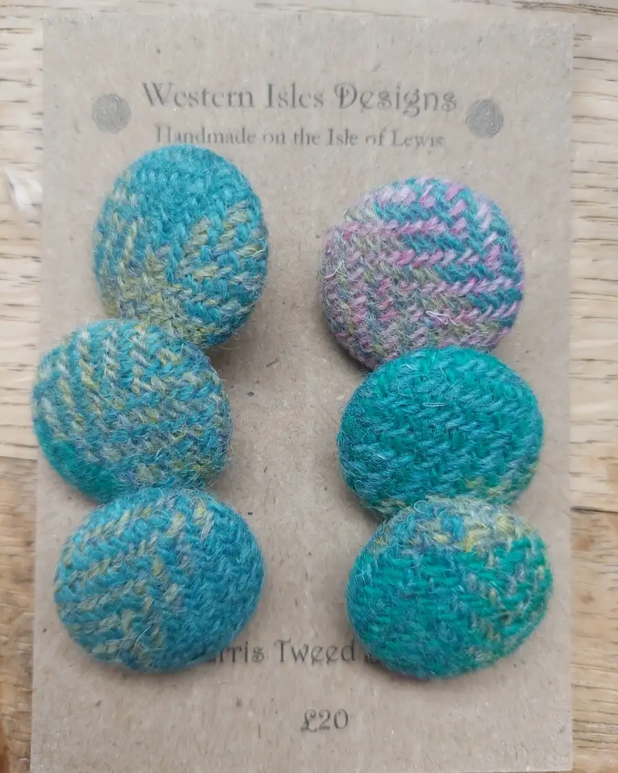 Harris Tweed Buttons