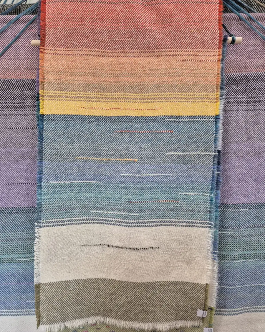 Three Sisters Tweeds landscape wall hanging - 3