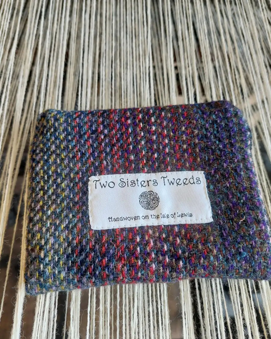 Two Sisters Tweed Zip Purse - 3