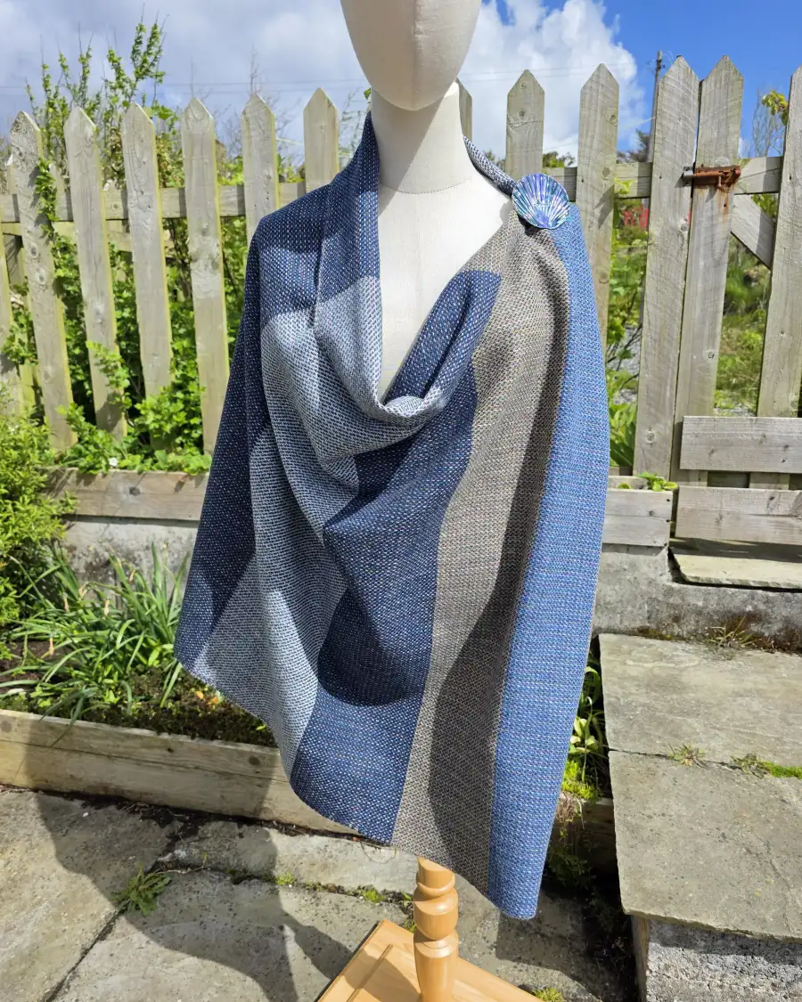 Two Sisters Tweed Shawl Lambswool - 1