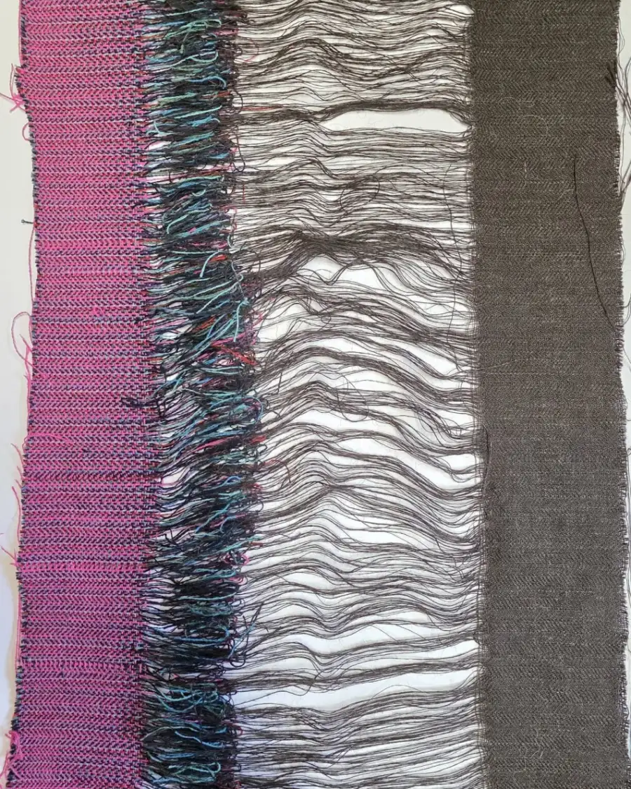 Textile Wall Art - 'tying-in'