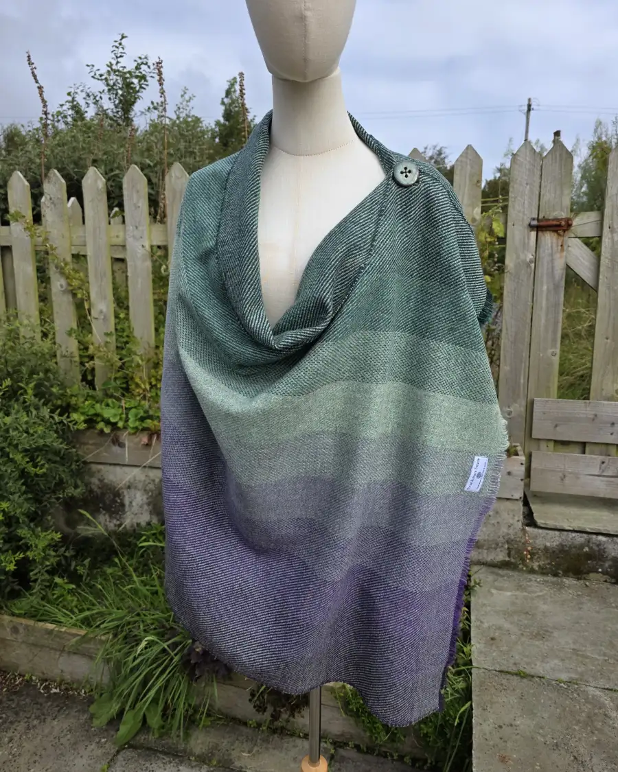 Three Sisters Tweed Shawl - 1 3