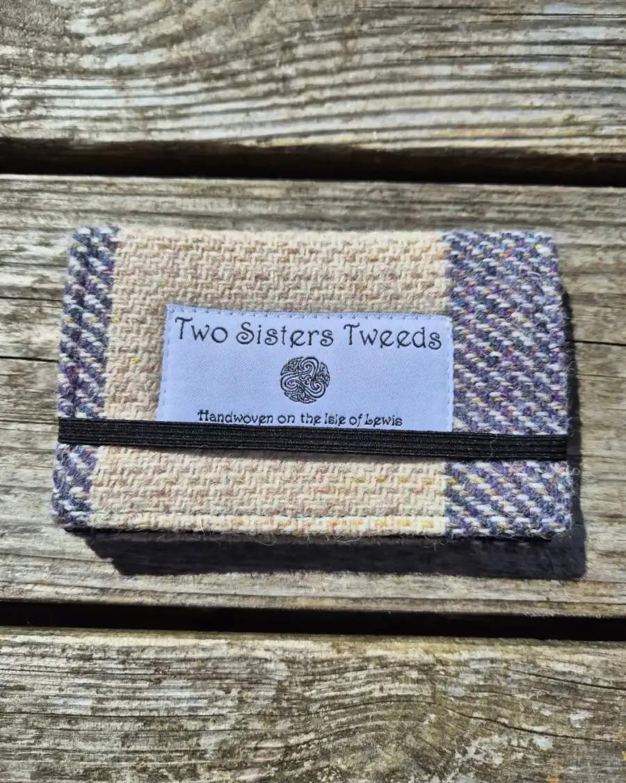 Two Sisters Tweed Card Holder