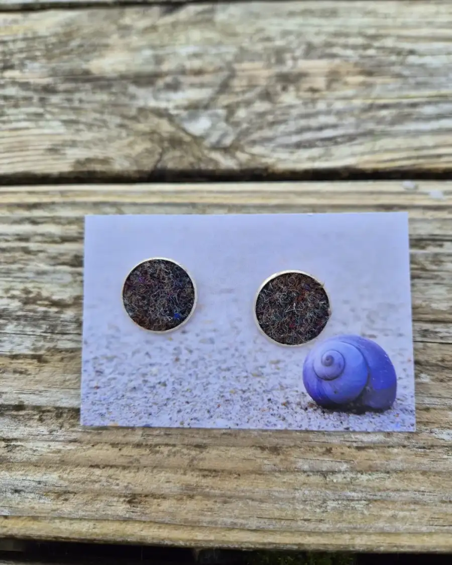 Harris tweed cufflinks