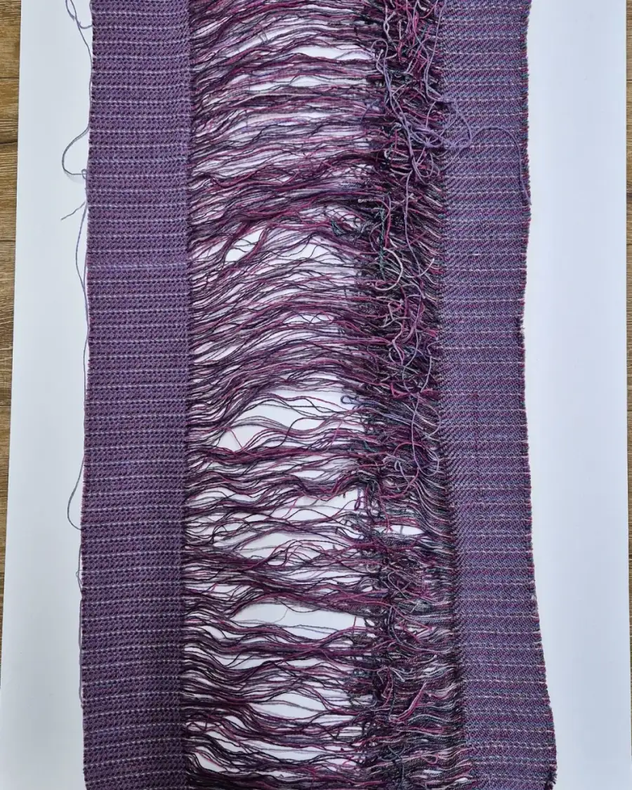 Textile Wall Art - 'tying-in'
