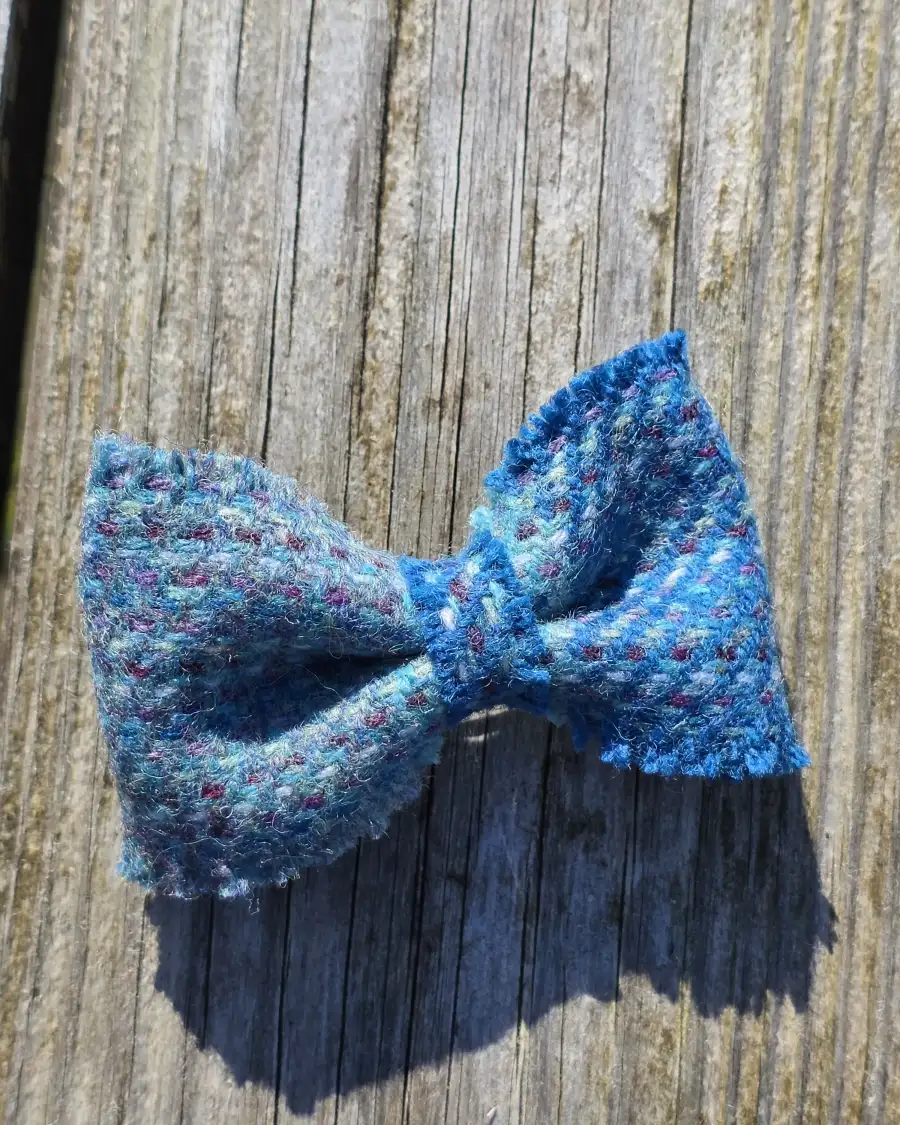 Three Sisters Tweed Hair Barrette