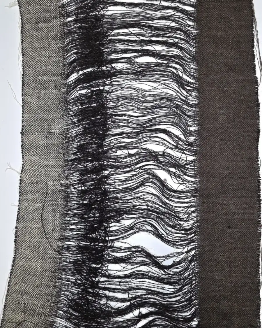 Textile Wall Art - 'tying-in'