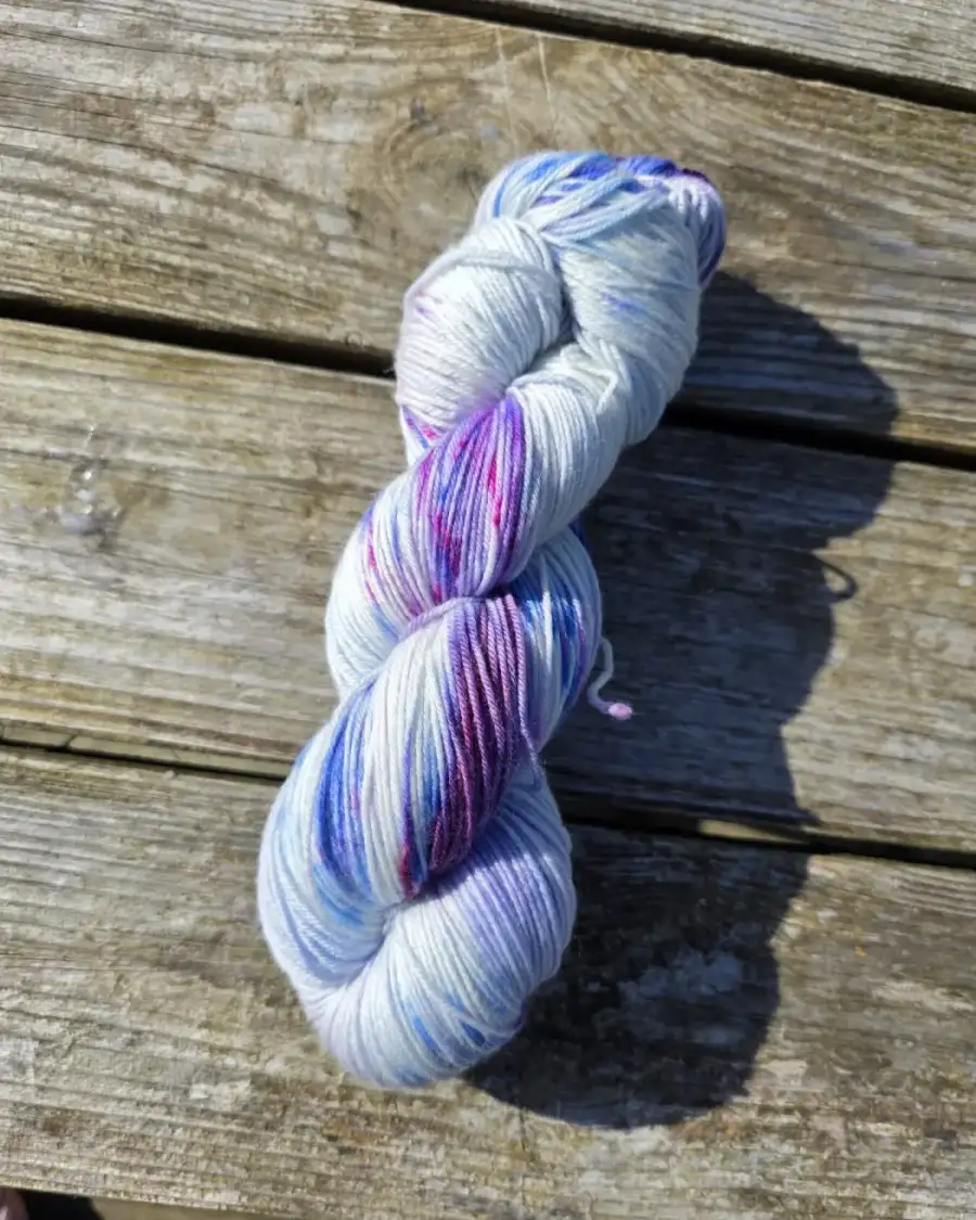 Hand-Dyed Yarn: 100% Merino, 4 ply