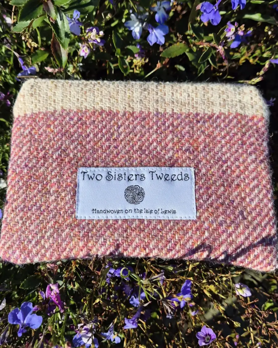 Two Sisters Tweed Zip Purse