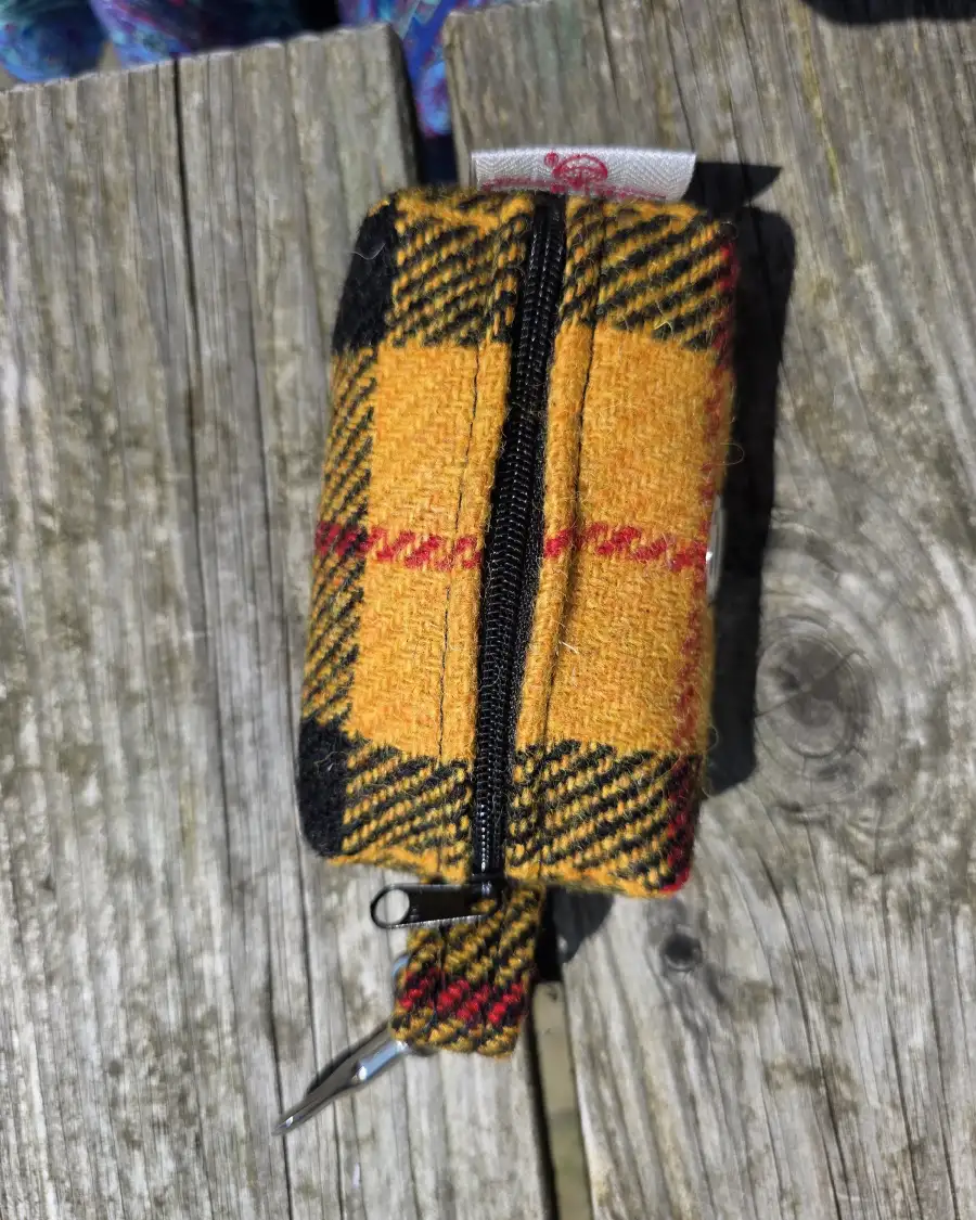 Harris Tweed Bag Holder/ Headphones Case - 2 2