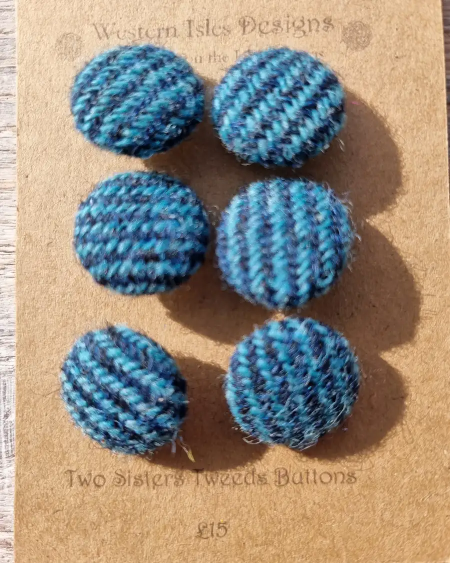 Three Sisters Tweed Buttons - 4 2