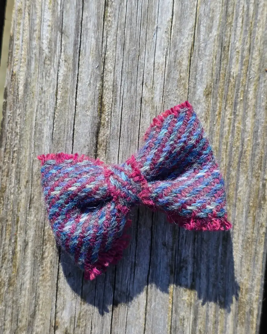 Three Sisters Tweed Hair Barrette