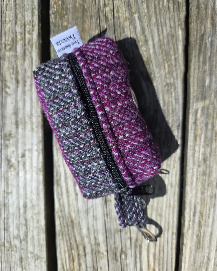 Three Sisters Tweed Bag Holder/ Headphones Case