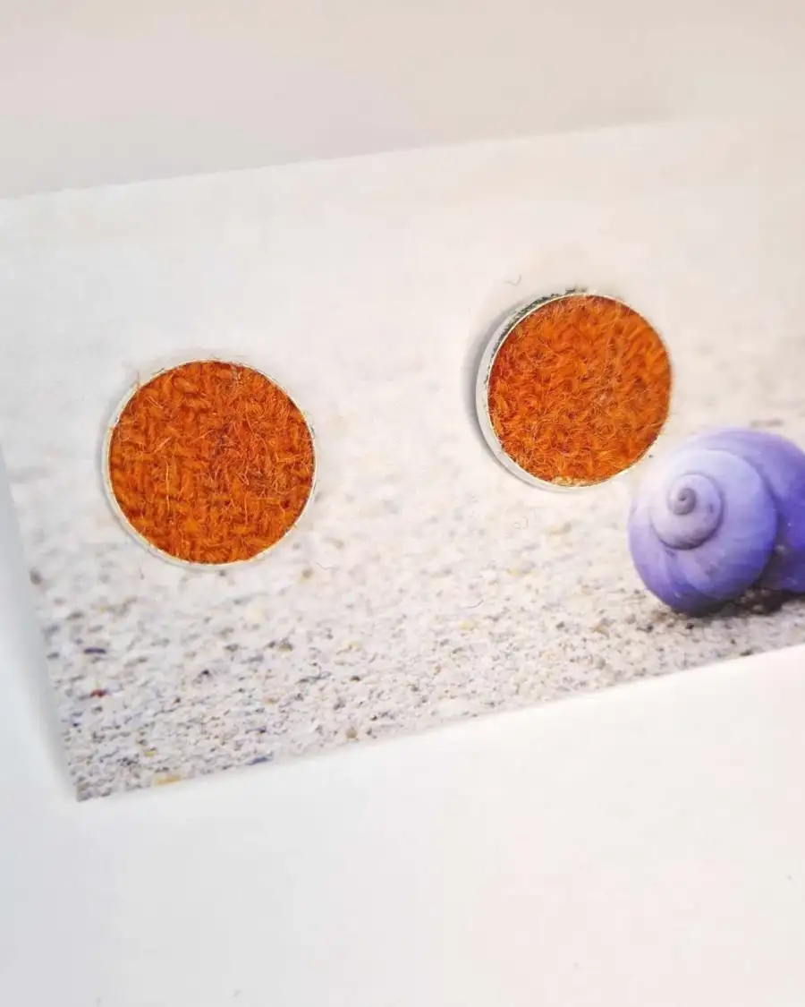 Harris tweed cufflinks