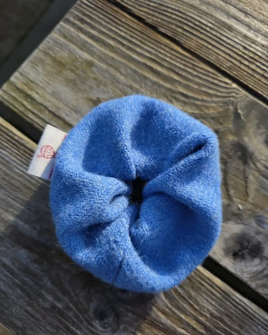 Harris Tweed hair scrunchie