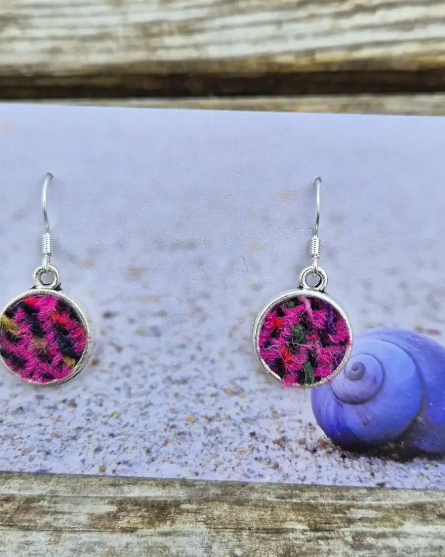 Two Sisters Tweed earrings