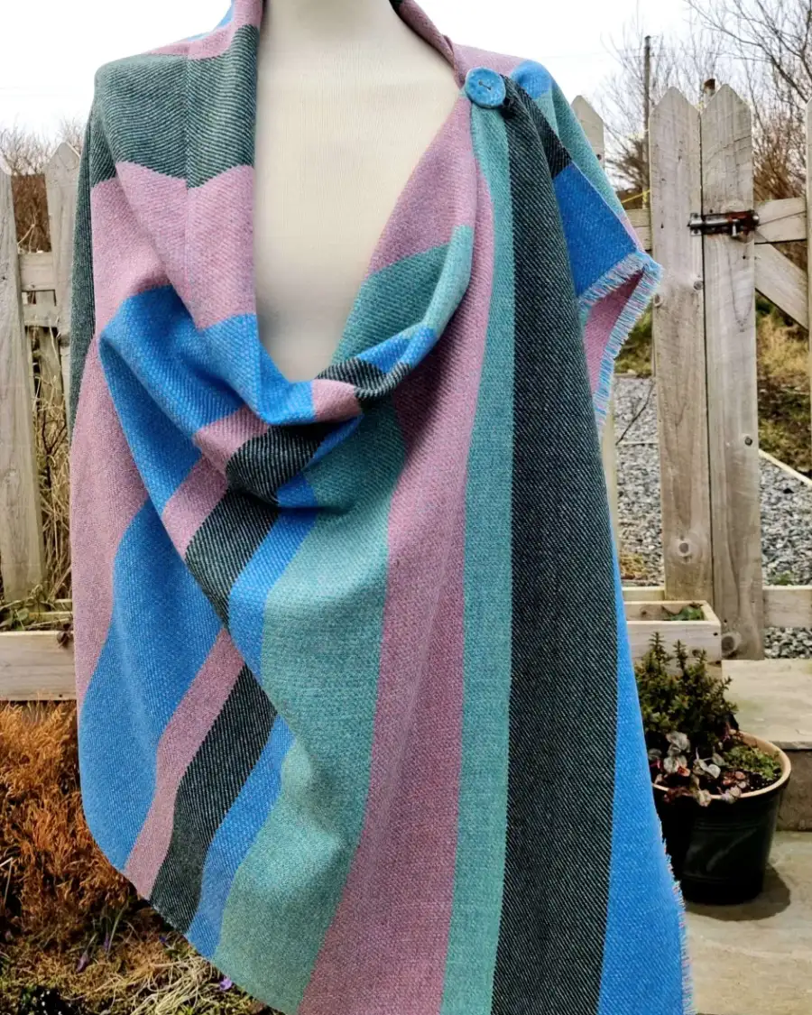 Merino Tweed Shawl