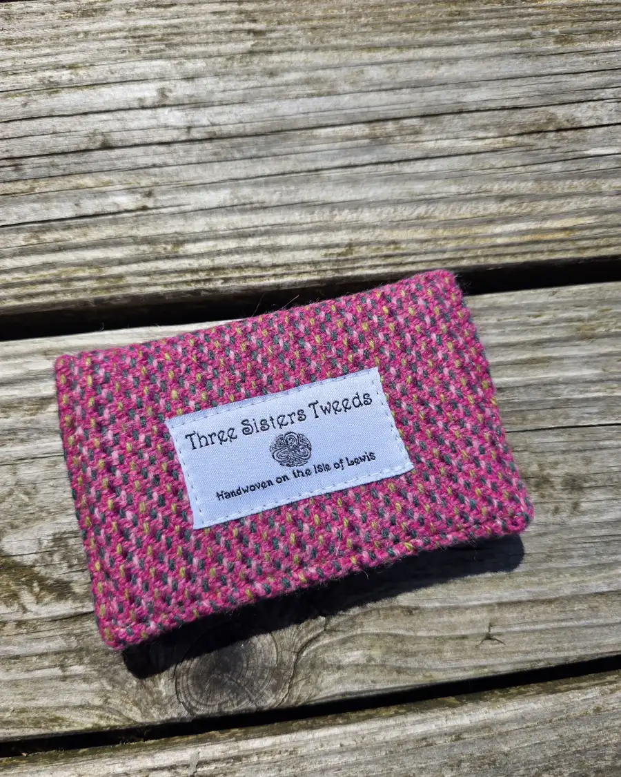 Two Sisters Tweed Card Holder