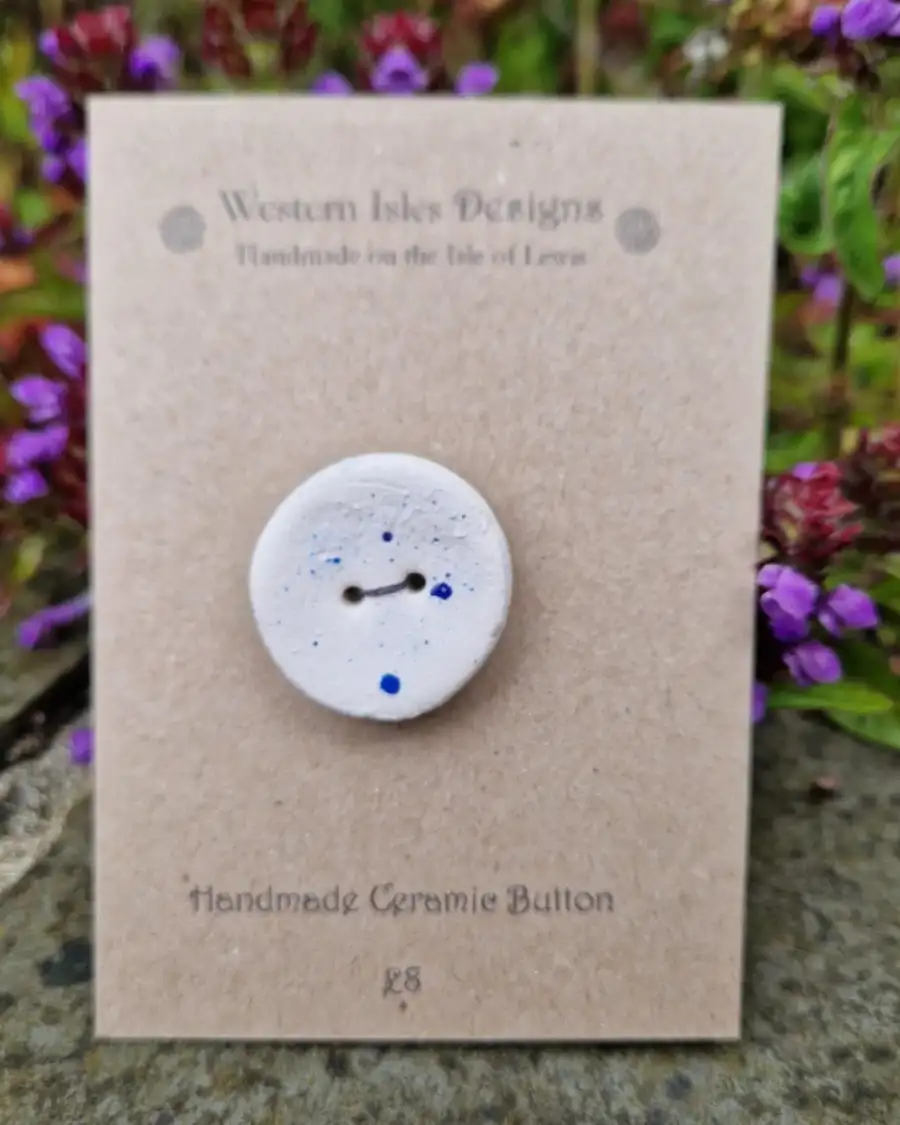 Ceramic button