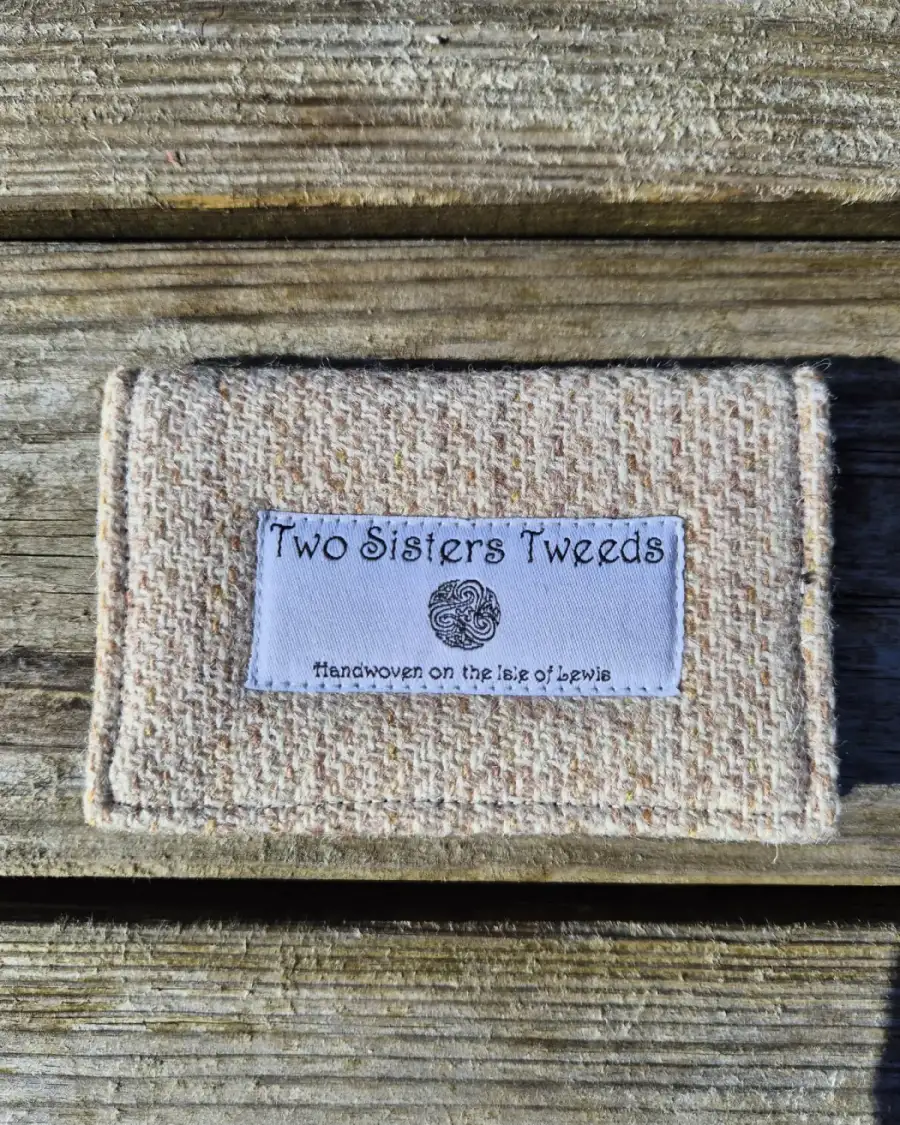 Two Sisters Tweed Card Holder