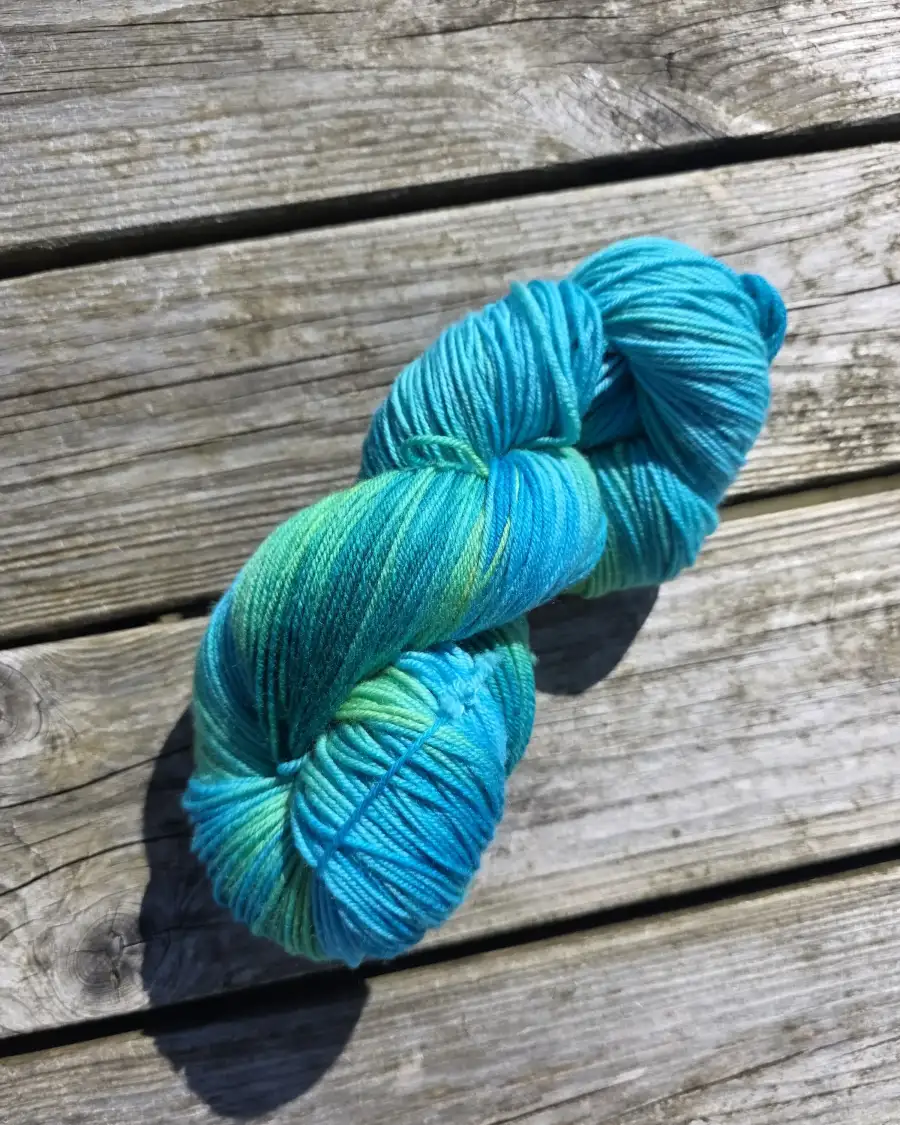 Hand-Dyed Yarn: 100% Merino, 4 ply - 2 4