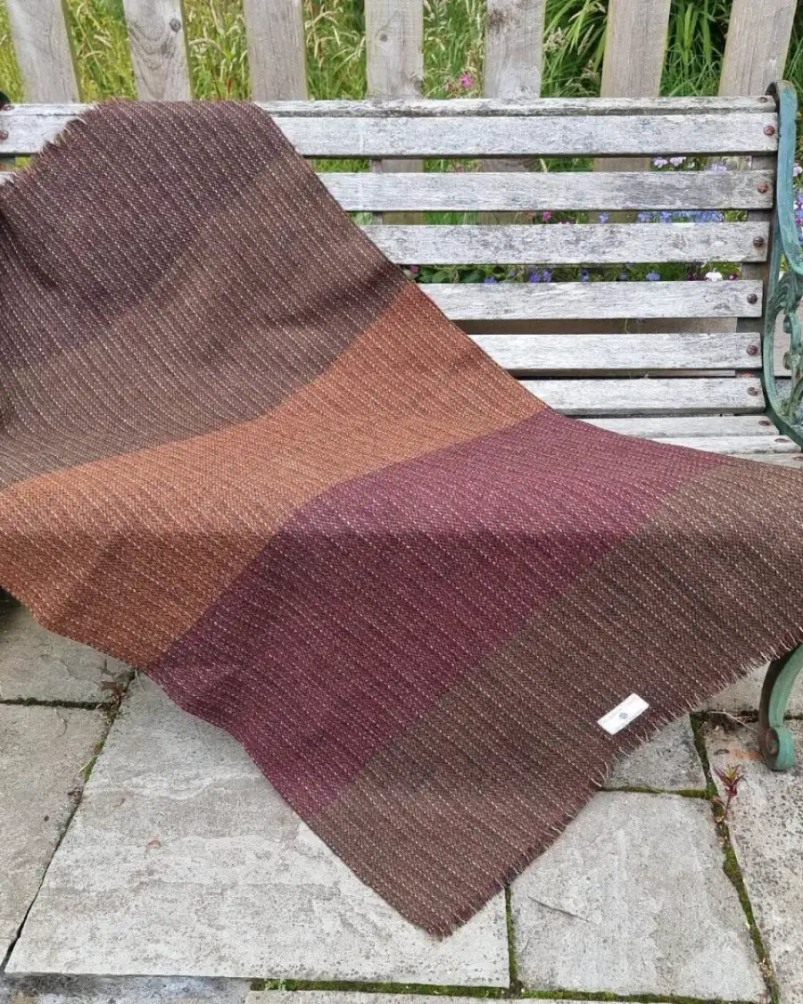 Two Sisters Tweed Throw