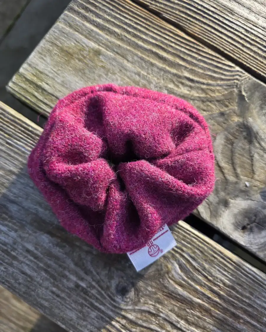 Harris Tweed hair scrunchie