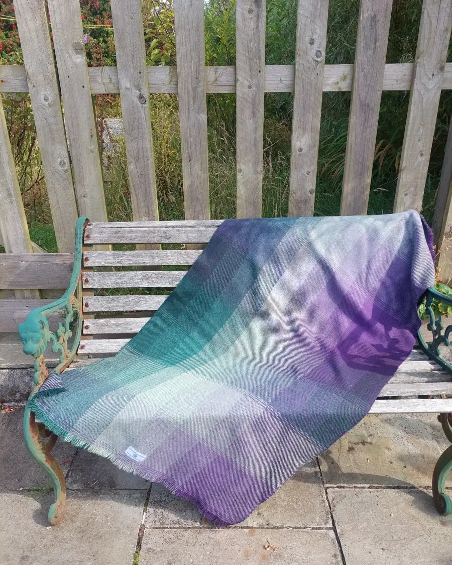 Three Sisters Tweed throw
