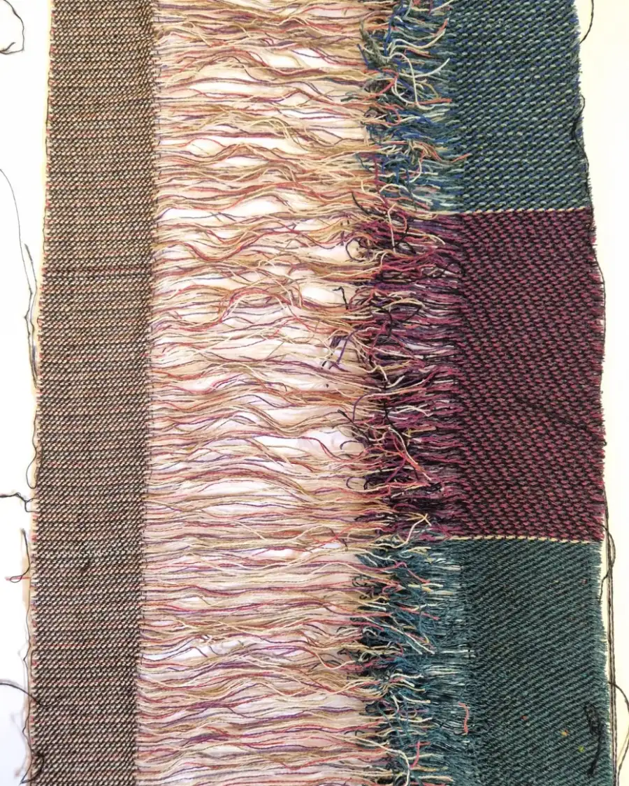 Textile Wall Art - 'tying-in'