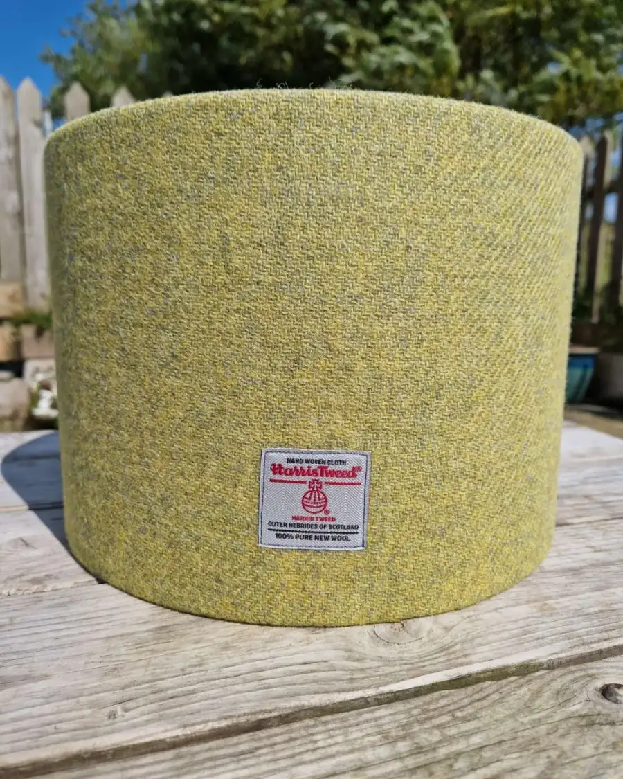 Harris tweed lampshade 30cm