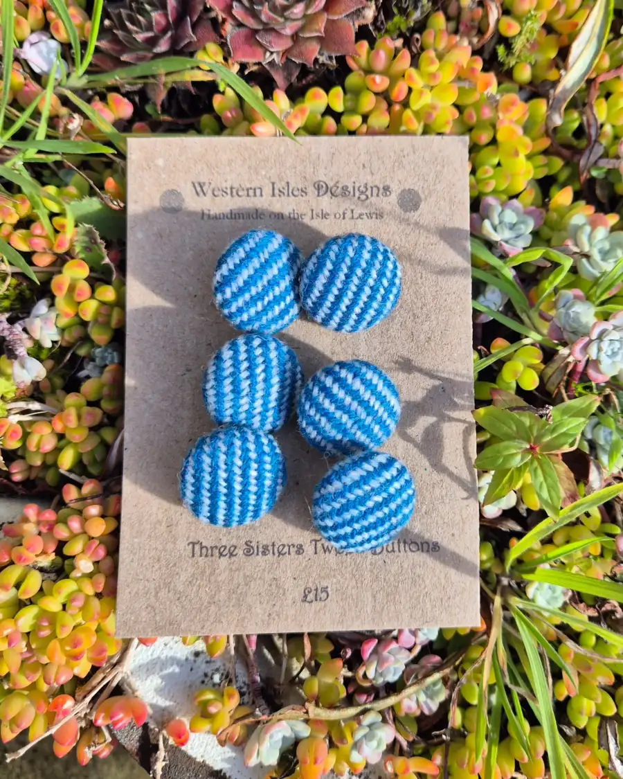 Three Sisters Tweed Buttons