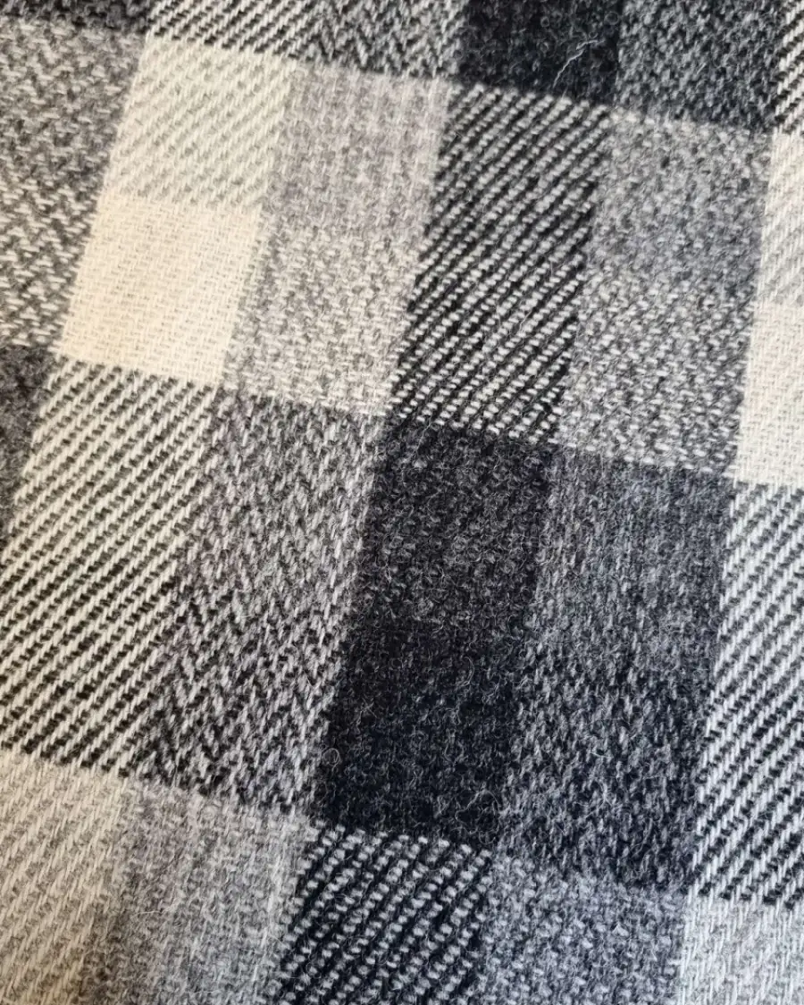 Two Sisters Tweed Fabric - winter check