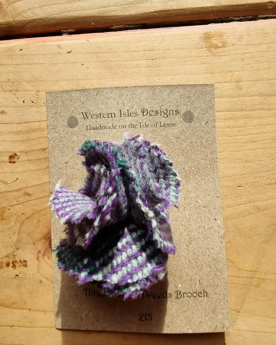 Three Sisters Tweed pin brooch