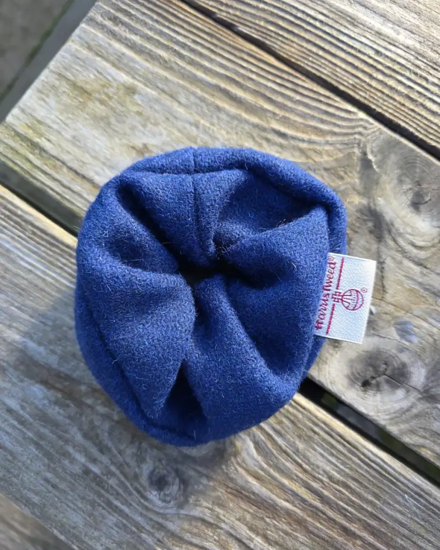 Harris Tweed hair scrunchie