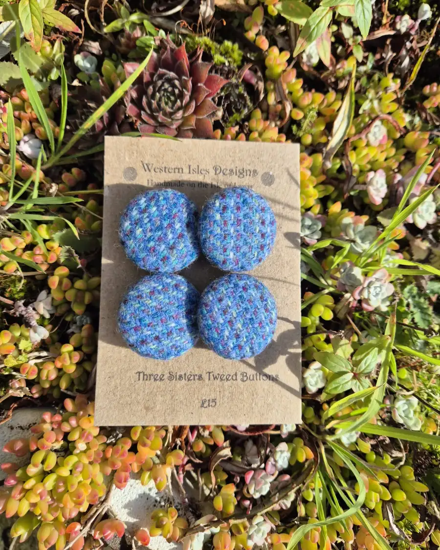 Three Sisters Tweed Buttons
