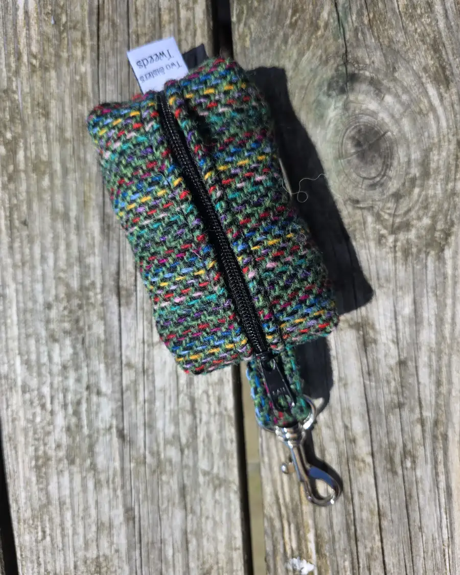 Three Sisters Tweed Bag Holder/ Headphones Case