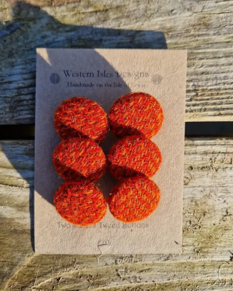 Two Sisters Tweed buttons