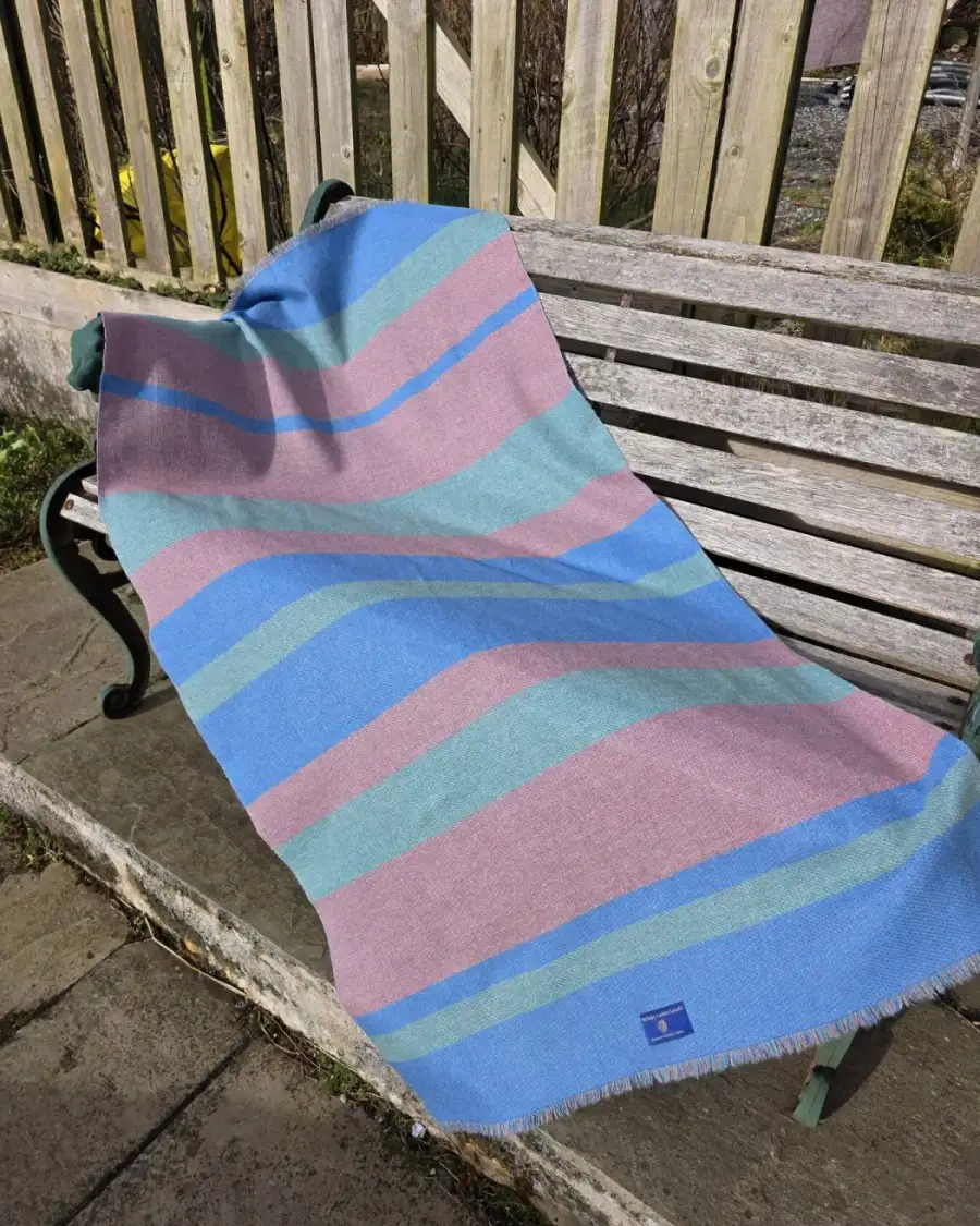 Merino Tweed Throw/Shawl