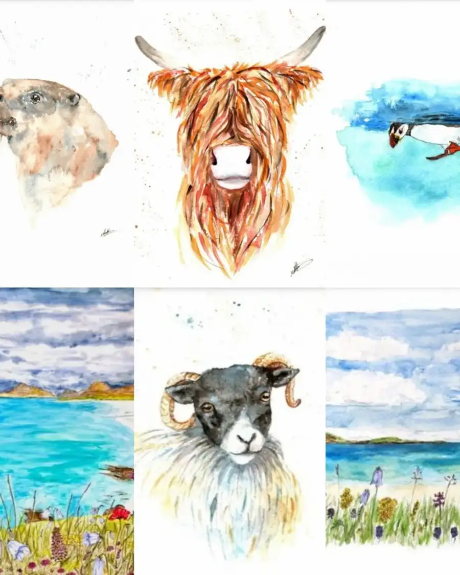 Greetings cards pack of 6 - My Artwork