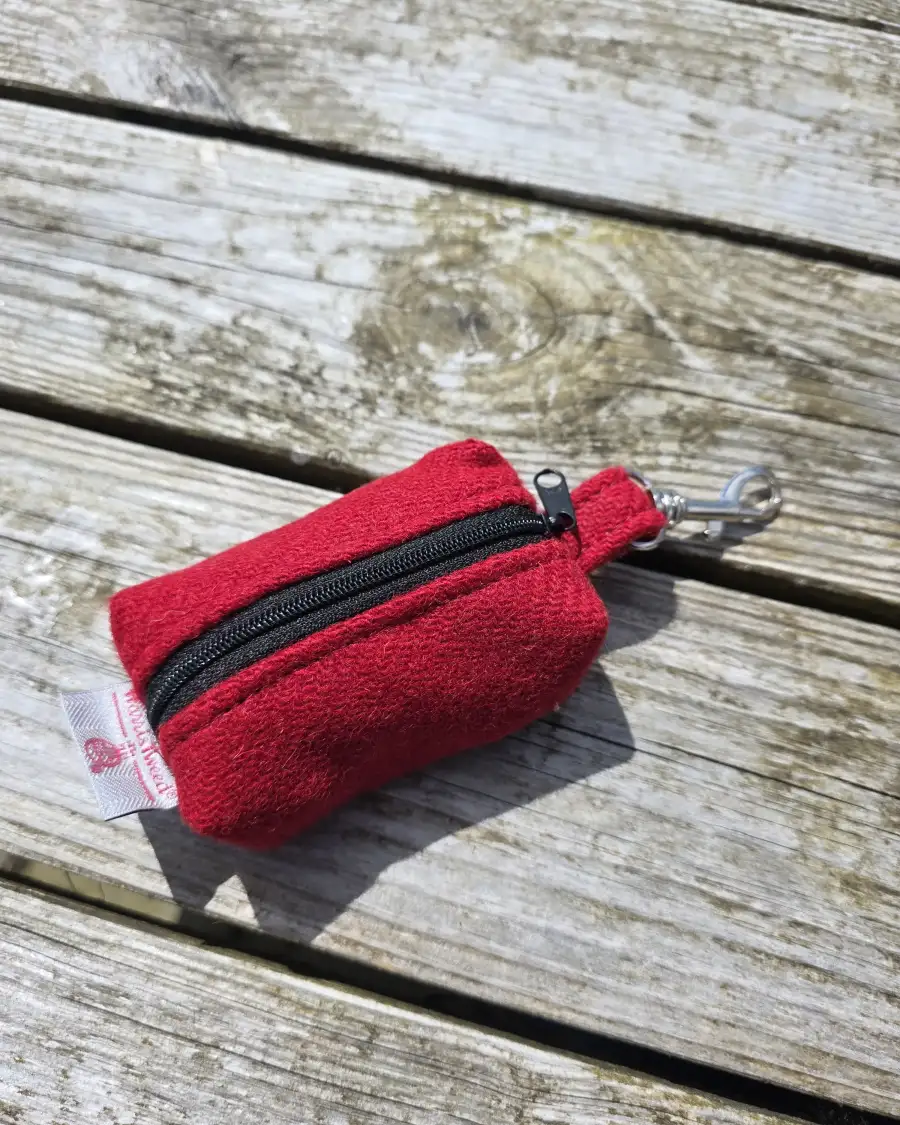 Harris Tweed Bag Holder/ Headphones Case - 6