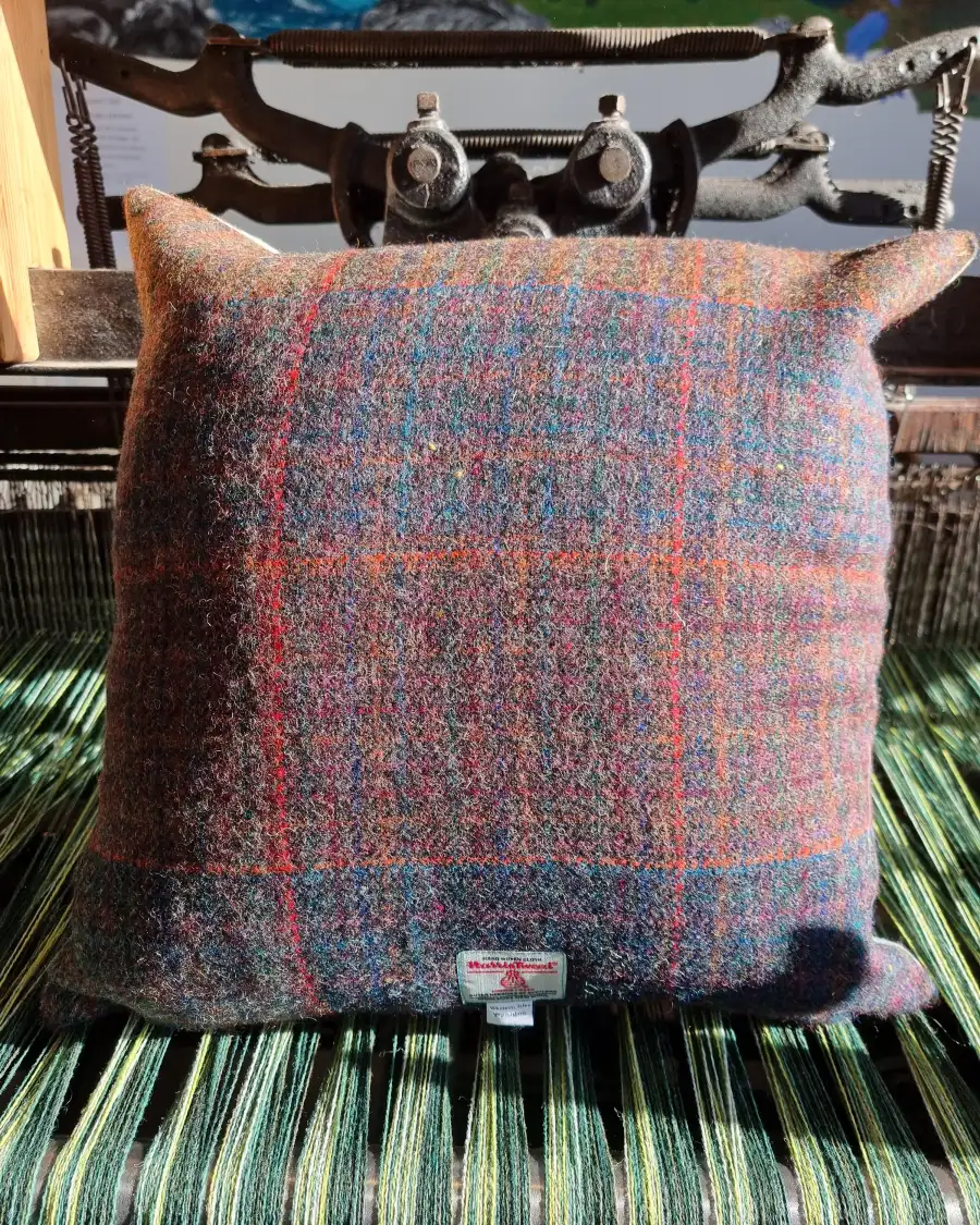 Harris tweed cushion cover