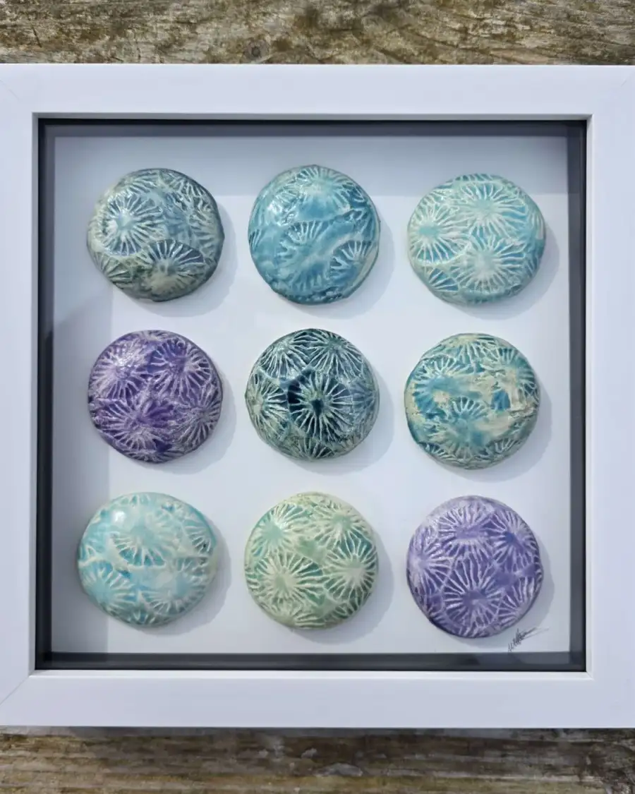 Framed Ceramics - Rockpool #1