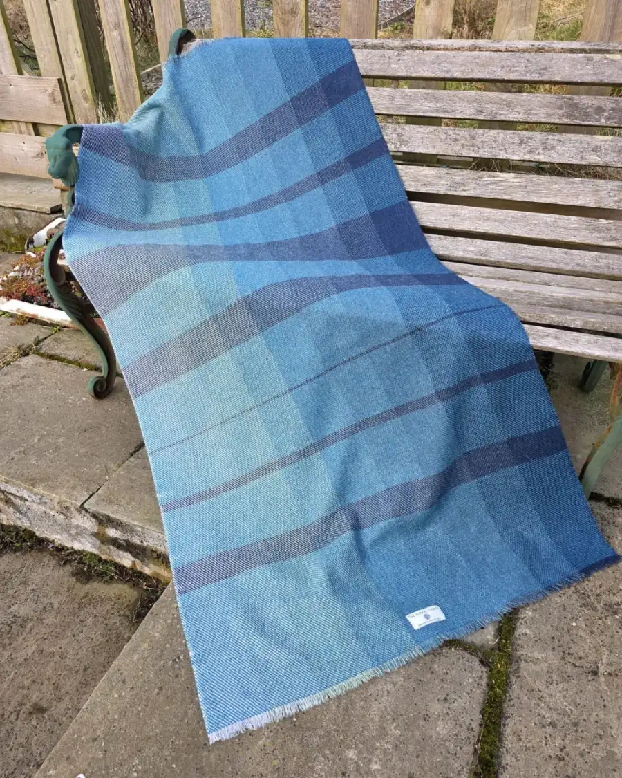 Two Sisters Tweed Throw Lambswool