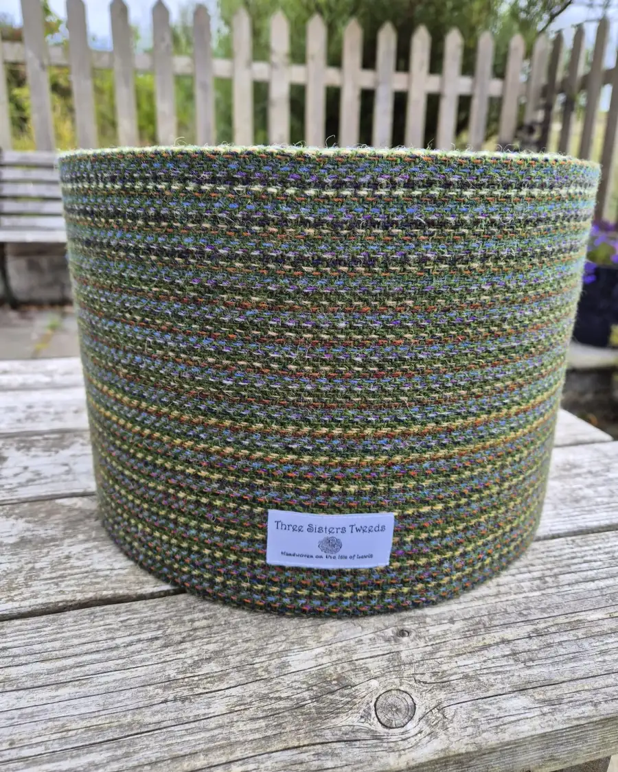 Three Sisters Tweed lampshade 30cm ceiling