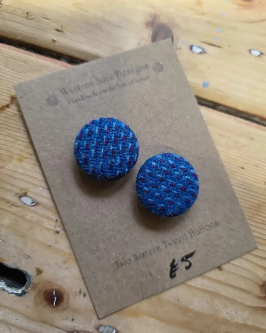 Two Sisters Tweed buttons