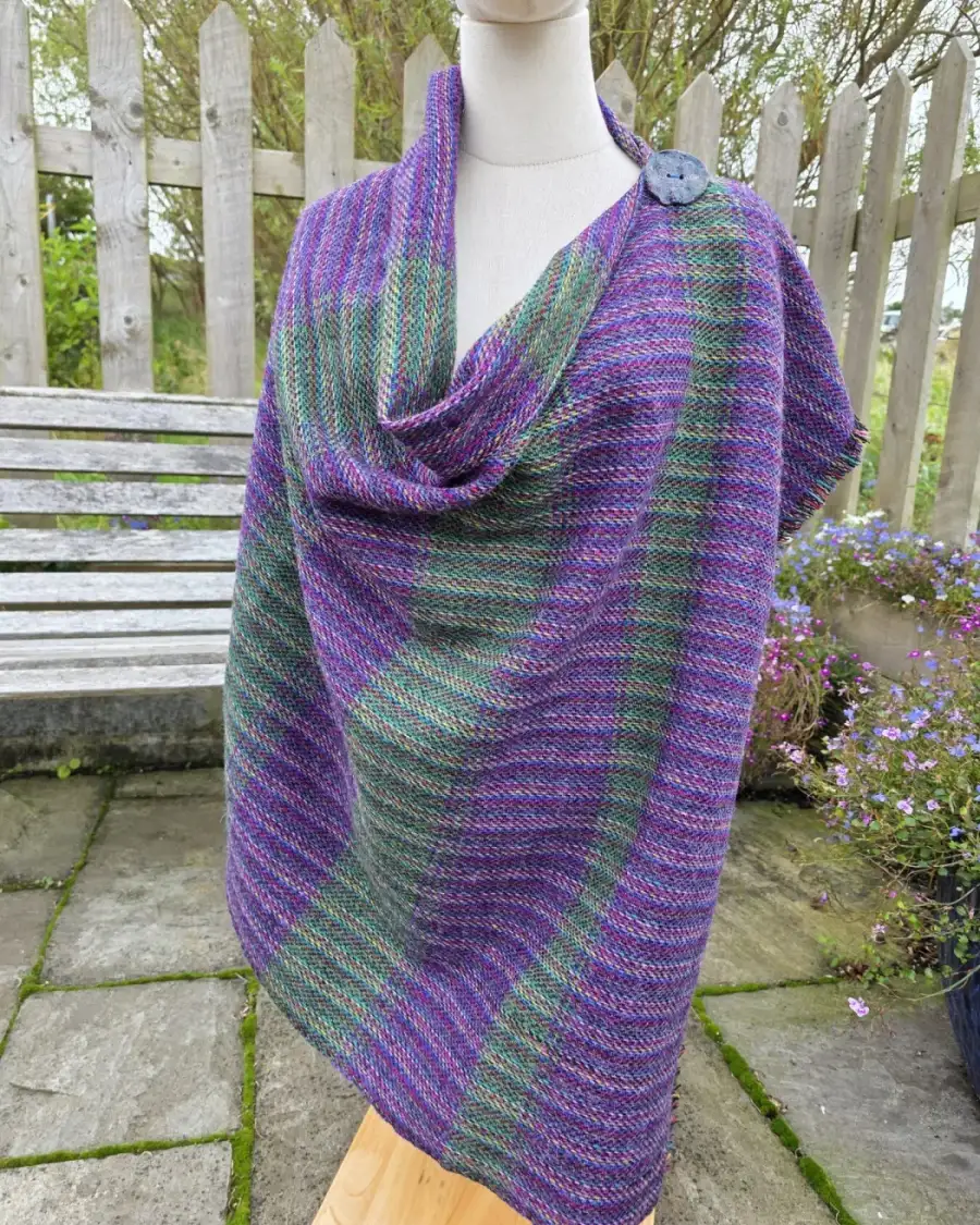 Two Sisters Tweeds shawl